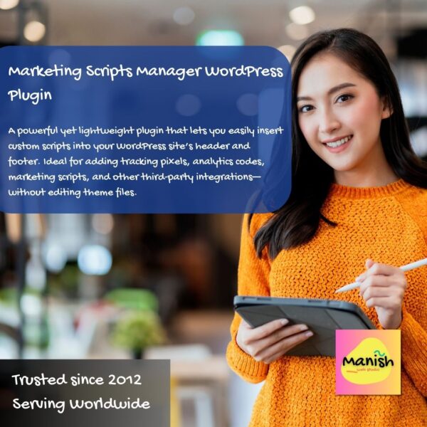 Marketing Scripts Manager WordPress Plugin - Image 2