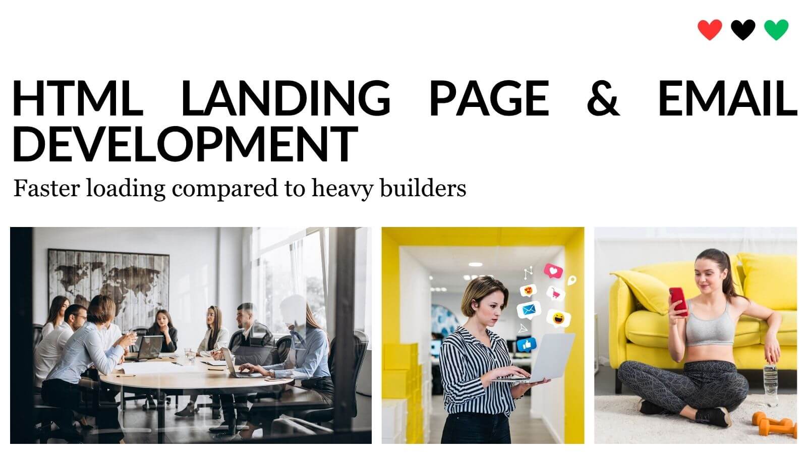 HTML Landing Page & Email Development