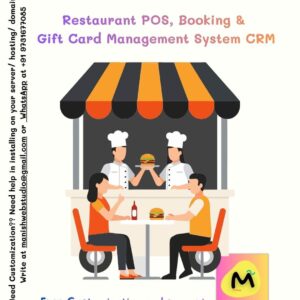 Restaurant POS, Booking & Gift Card Management System CRM